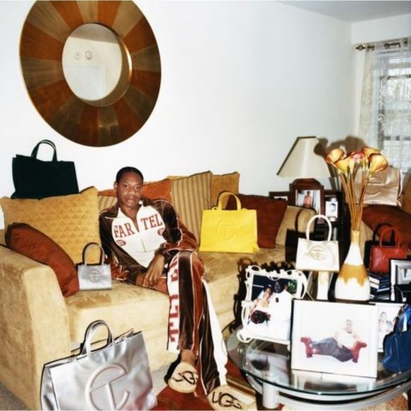 *NWT* TELFAR Large Vegan Metallic Silver "Bushwick Birkin" SOLD OUT RETAIL - Picture 12 of 12